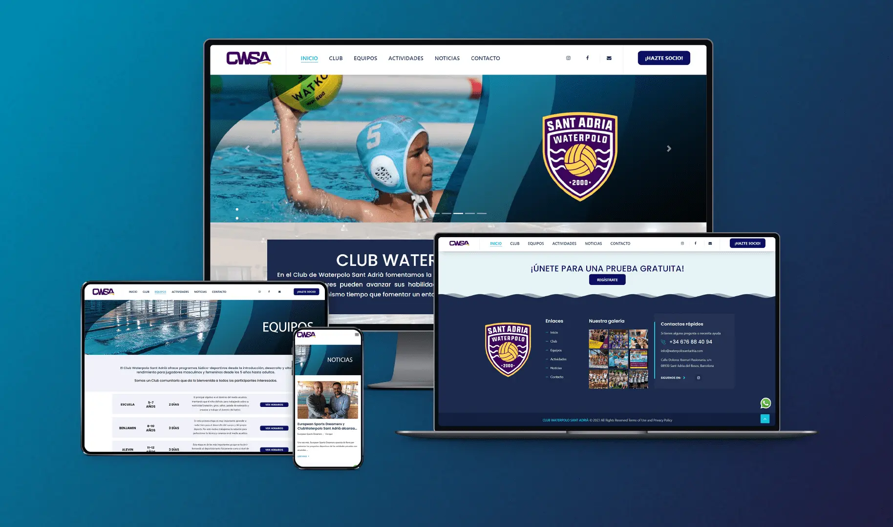 Web waterpolosantadria.com